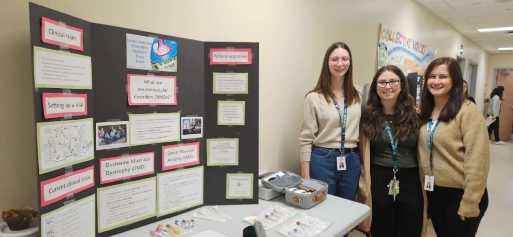 Clinical research team at the Research Institute open house!