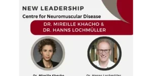 New leadership for the University of Ottawa Centre for Neuromuscular Disease, Drs Mireille Khacho and Hanns Lochmuller.